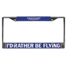 ASA I'D RATHER BE FLYING LICENSE FRAME