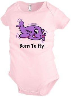 BORN TO FLY Onesie