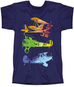 Watercolor Planes Youth T-SHIRT