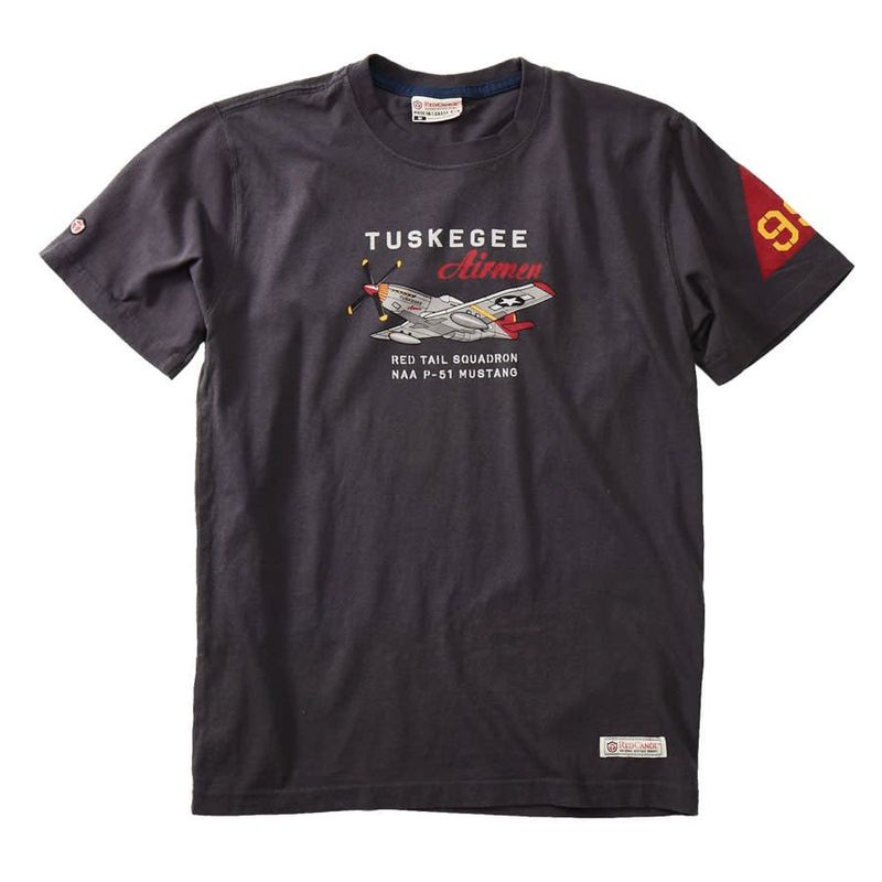 TUSKEGEE AIRMEN T-SHIRT, SLATE