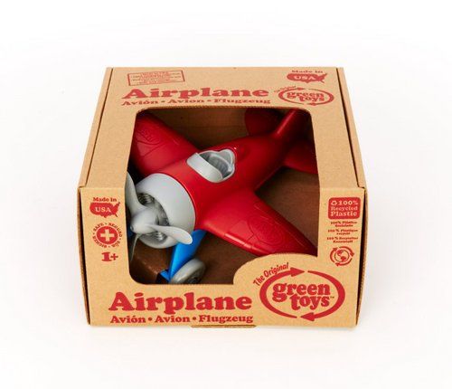 Green Toys Airplane Red Wings