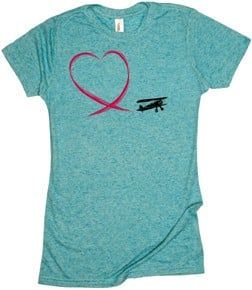 FLYING HEART Ladies Shirt