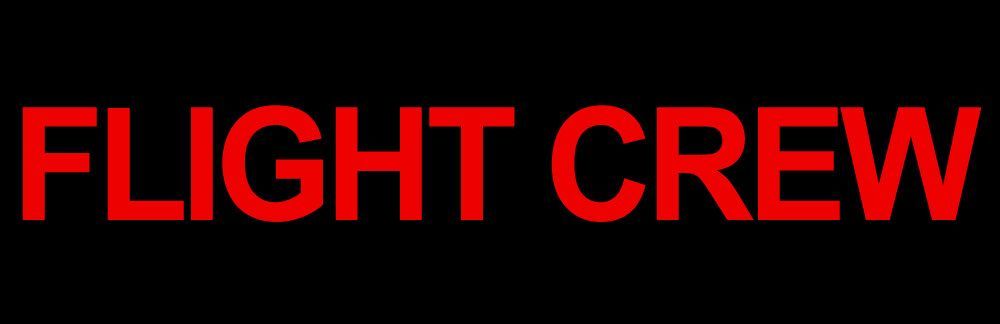 FLIGHT CREW Sticker