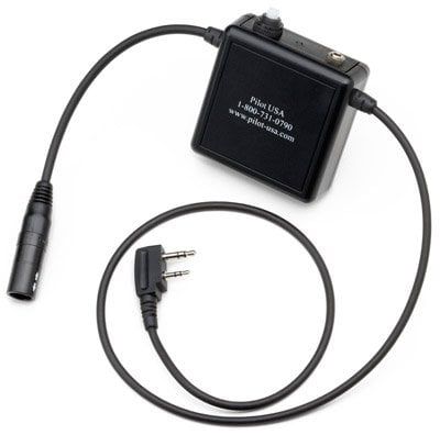 PilotUSA Bose® Headset Adapter for ICOM A6, A22 and A24/right angle plug - PA-82B