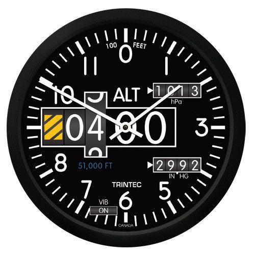 WALL CLOCK, ALTIMETER, 3060 SERIES 10"