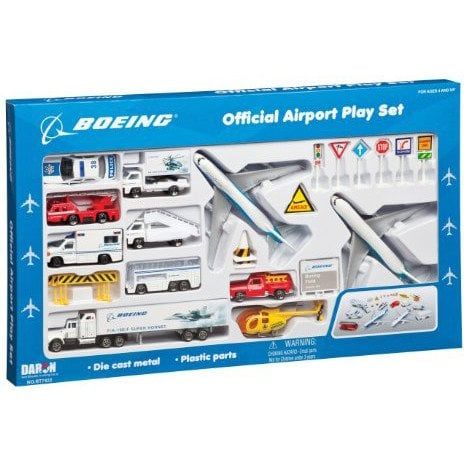 AIRPORT PLAY SET, 24 PIECE, BOEING CIV