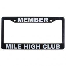 MEMBER MILE HIGH CLUB LICENSE PLATE FRAME