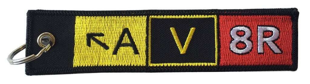 AV8R Embroidered Keychain