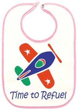PINK AIRPLANE Bib