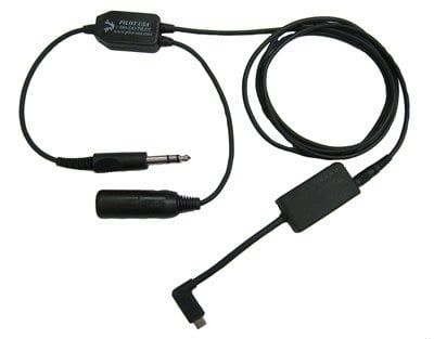 GoPro HERO 5, 6, 7, 8, 9, 10 Audio Recorder Headset Adapter - Fixed Wing