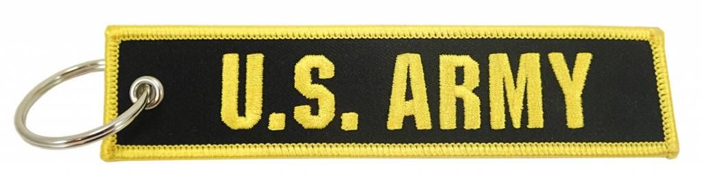 "U.S. ARMY" EMBROIDERED KEYCHAIN