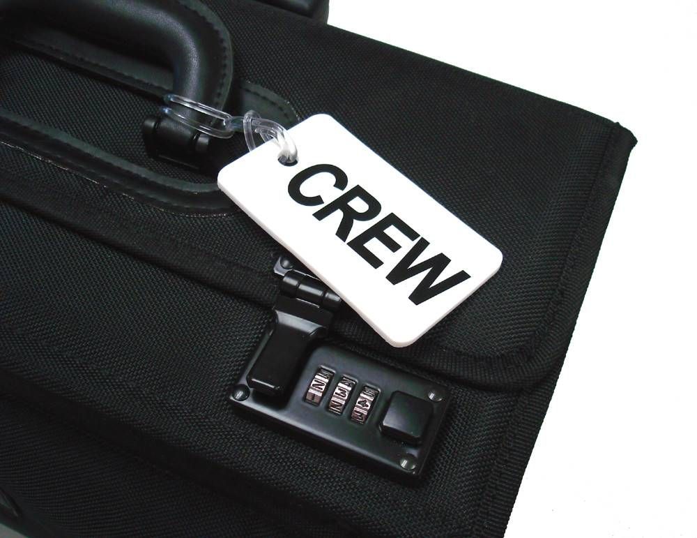 CREW Tag, Gelflex Double Sided WHITE