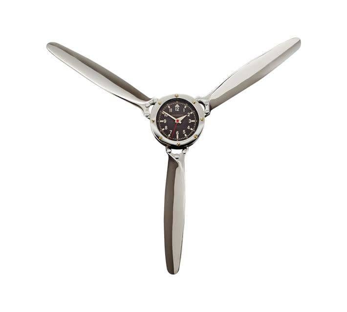 Aluminum Propeller Wall Clock