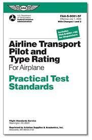 ASA Airline Transport Pilot and Type Rating Practical Test Standards
