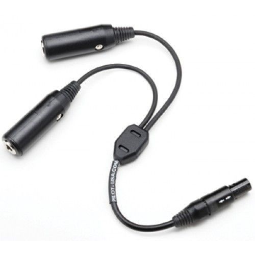 General Aviation Headset to Bose® Adapter/6 pin LEMO Connector