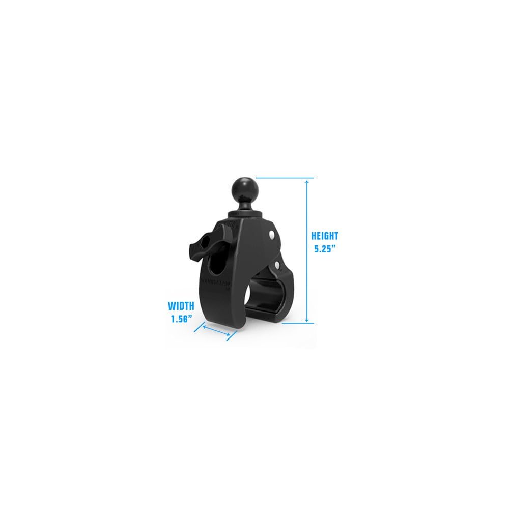 RAM Tough-Claw with 1" Diameter Rubber Ball