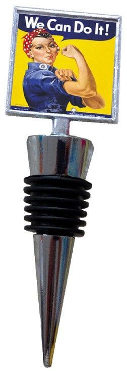 Rosie The Riveter Bottle Stopper