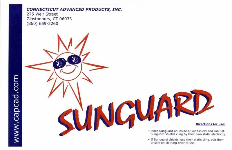 SUNGUARD SLAP-ON SUN VISOR, LARGE