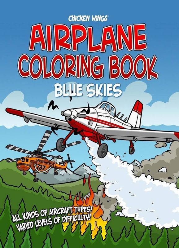 Chicken Wings, Blue Skies Coloring Book