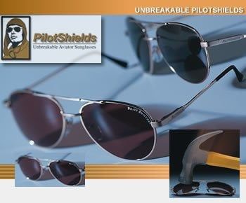 PilotShields Pro Sunglasses, Gray-Green