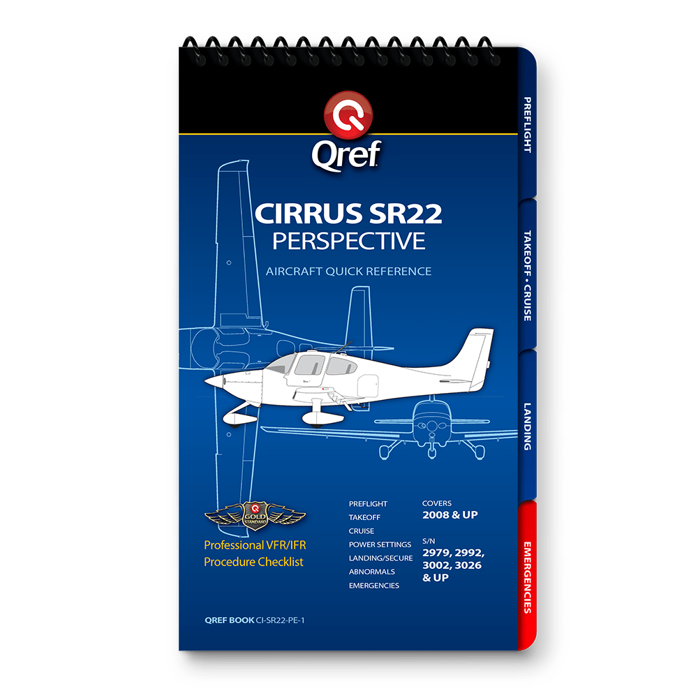 CIRRUS SR22 PERSPECTIVE MULTI-PAGE QREF CHECKLIST