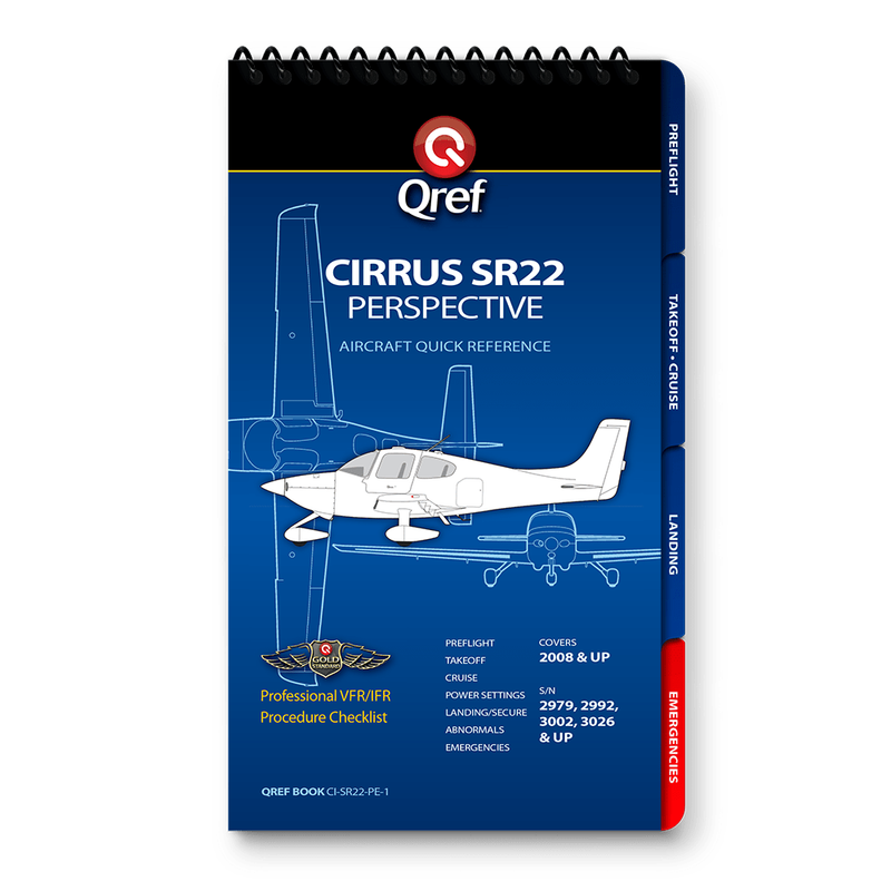 CIRRUS SR22 PERSPECTIVE MULTI-PAGE QREF CHECKLIST