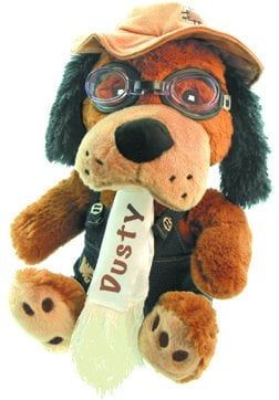 DUSTY DOG Stuffed Aviator