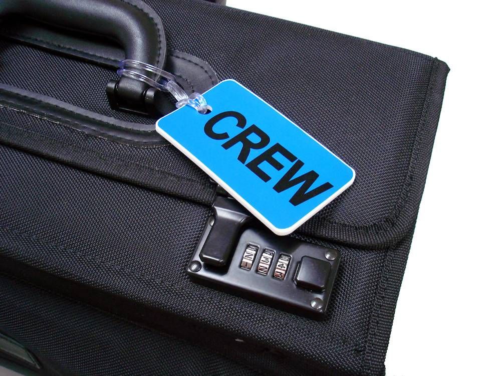 CREW Tag, Gelflex Double Sided BLUE