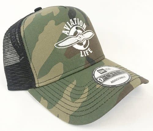 AVIATION LIFE TRUCKER HAT, CAMO