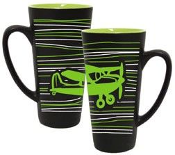 Green/Black Funnel Mug
