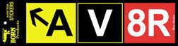 AV8R BUMPER STICKER