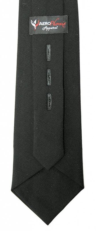 Tie, Black XL, Polyester / Wool Blend (Blue)