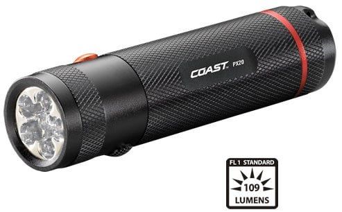COAST PX20 RED &amp; WHITE LED FLASHLIGHT