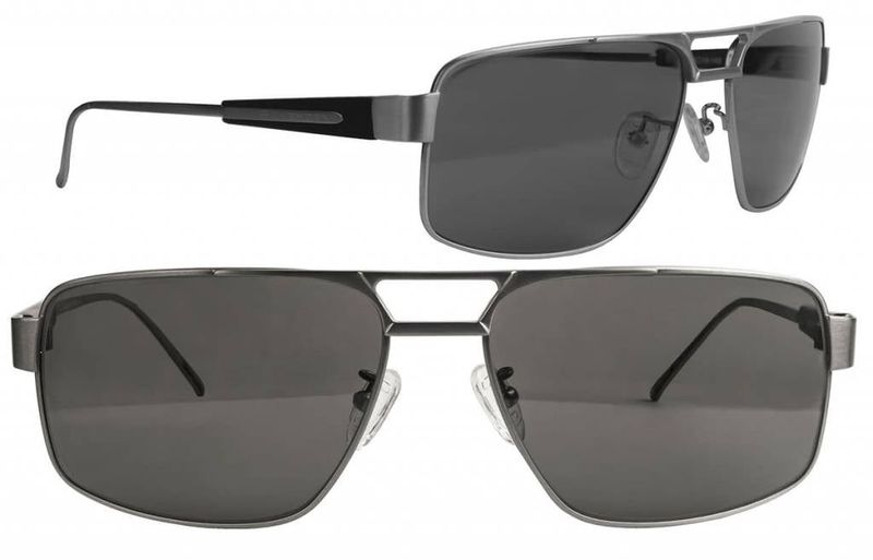 Scheyden Fixed Gear C-130 Sunglasses - Titanium with Grey Lens