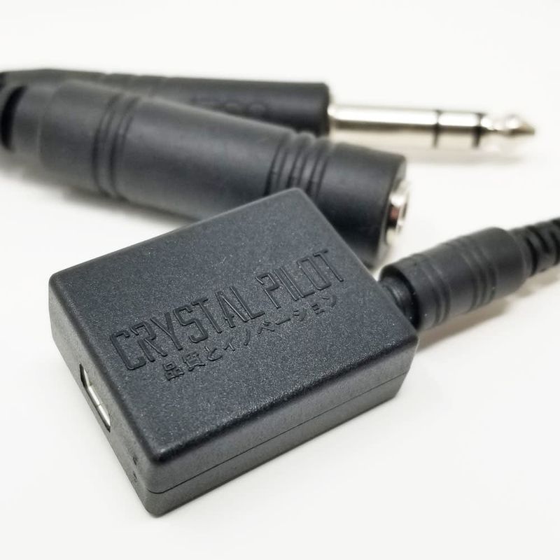 Crystal Pilot GA Recording Cable w/ P Adapter