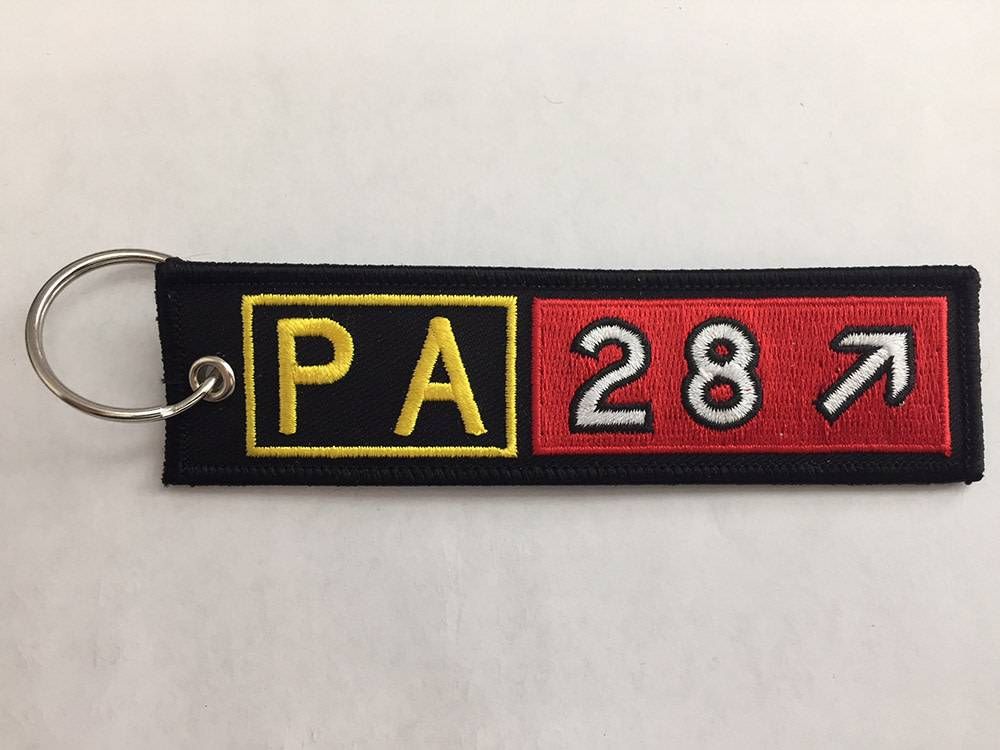 PIPER CHEROKEE Embroidered Keychain