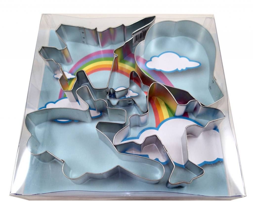 AVIATION COOKIE CUTTER SET, 5-PIECE