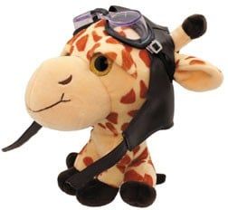 GIRAFFE Stuffed Aviator