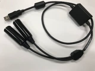 GA HEADSET TO PC/FLIGHT SIMULATOR USB ADAPTER