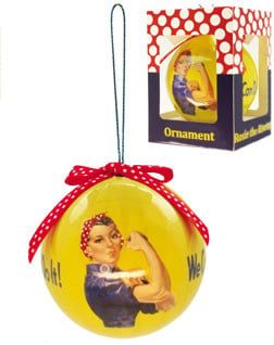 Rosie the Riveter Christmas Ornament