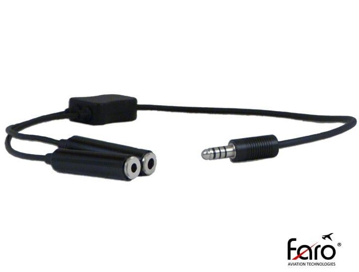 GA TO HELICOPTER HEADSET ADAPTER
