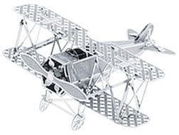 Metal Biplane Puzzle