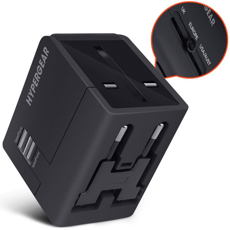 ALL-IN-ONE WORLD TRAVEL ADAPTER