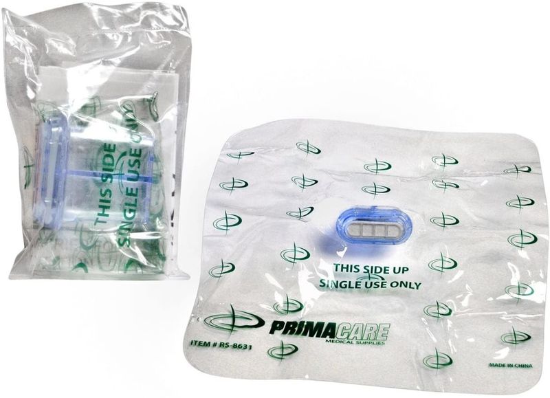 Primacare RS-8632-CS CPR Shield/Barrier (Pack of 10) - CPR Face Shield With One Way HEPA Filter