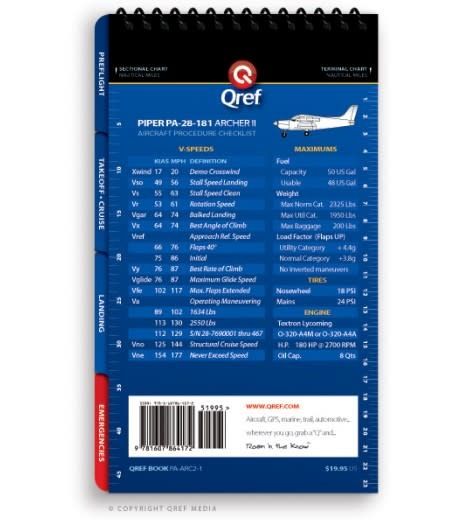 Piper Archer II PA-28-181 Qref Book