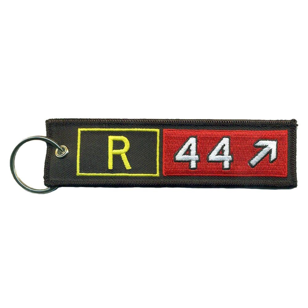 KEYCHAIN, EMBROIDERED, ROBINSON R44