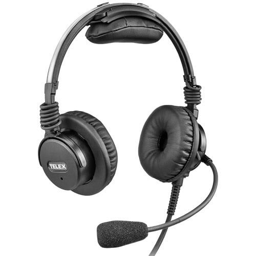 Telex Airman 8+ ANR Pro Pilot Headset - Dual Plugs