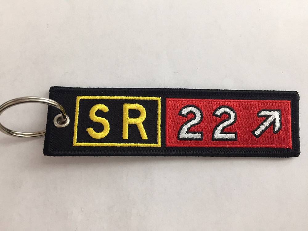 CIRRUS SR22 Embroidered Keychain