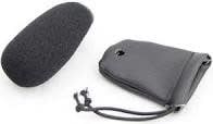 Leather Mic Muff / Cover for Electret Mic