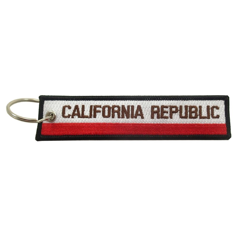CALIFORNIA Embroidered Key Chain